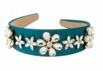 Floral Turquoise Headband