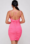 Princess Pink Ruched Dress